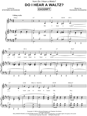 Do I Hear a Waltz? [Excerpt]