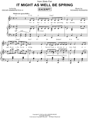 It Might as Well Be Spring