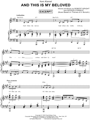 AND THIS IS MY BELOVED