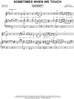 Sometimes When We Touch