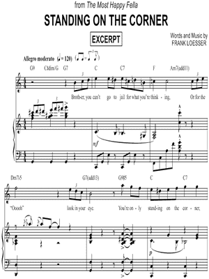 STANDING ON THE CORNER