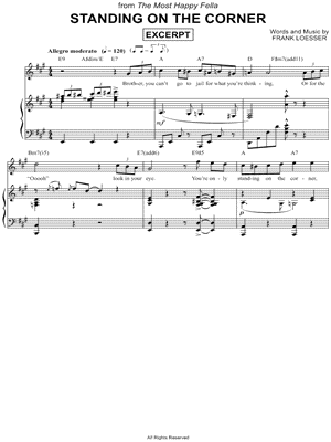 STANDING ON THE CORNER