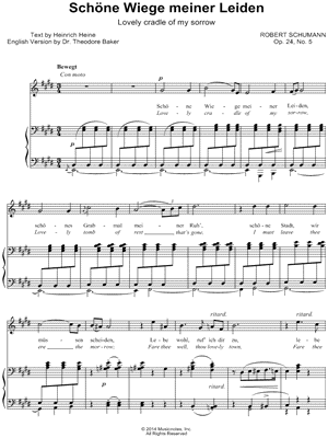 Liederkreis, Op. 24: V. Schöne Wiege meiner Leiden