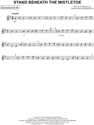Stand Beneath the Mistletoe