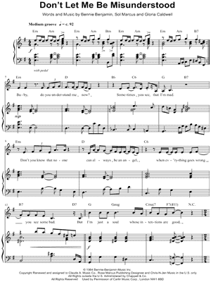 Don't Let Me Be Misunderstood