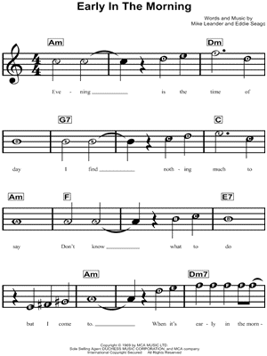 Early In The Morning