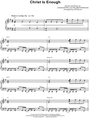 Christ Is Enough by Hillsong - Sheet Music
