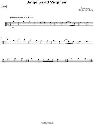 Angelus ad Virginem - Viola