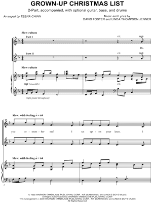 Grown-Up Christmas List