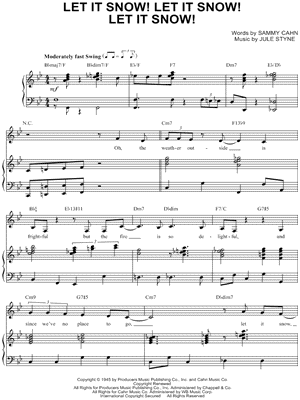 Let It Snow! Let It Snow! Let It Snow!