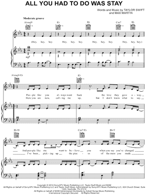 All You Had To Do Was Stay