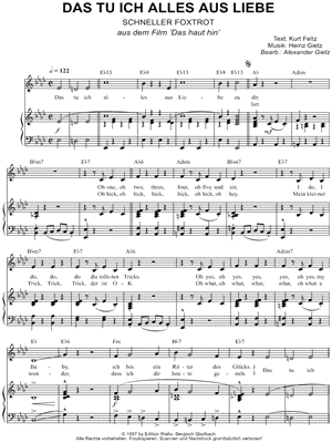 Das Tu Ich Alles Aus Liebe