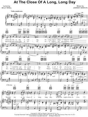 At The Close Of A Long, Long Day