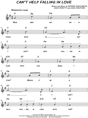 Can't Help Falling in Love