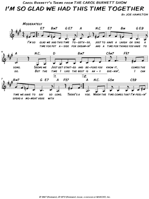 I'm So Glad We Had This Time Together