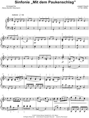 Sinfonie "Mit dem Paukenschlag"