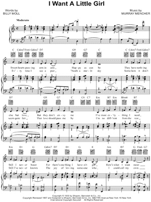 I Want a Little Girl