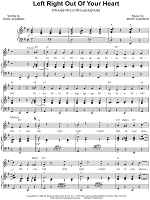 Left Right Out Of Your Heart