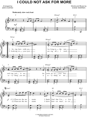 I Could Not Ask for More