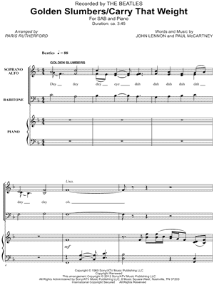 Golden Slumbers/Carry That Weight