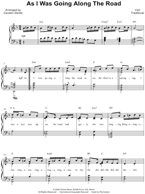 As I Was Going Along The Road