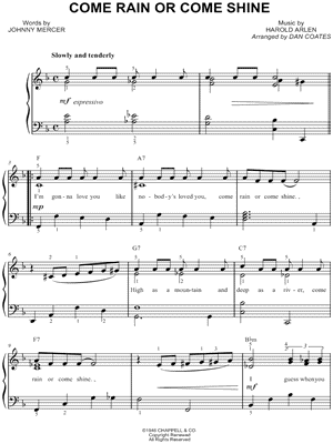 Come Rain or Come Shine