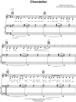 Chandelier (Piano Version)