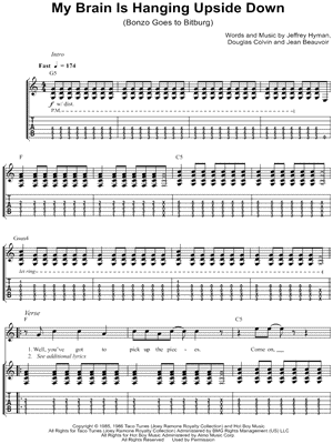 My Brain Is Hanging Upside Down