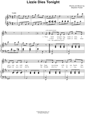 Lizzie Dies Tonight