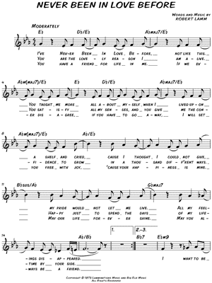 Never Been In Love Before