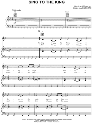 Sing To the King