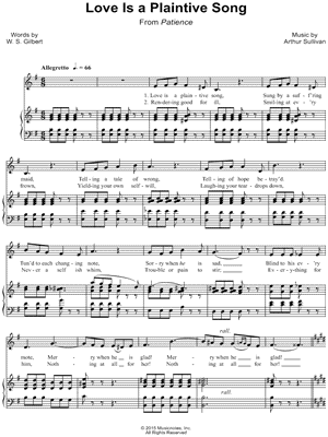 Love is a Plaintive Song