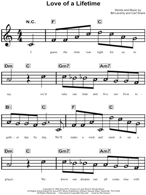 Love of a Lifetime by Firehouse - Sheet Music