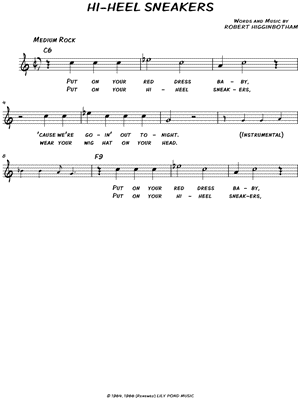 Hi-Heel Sneakers by Tommy Tucker - Sheet Music