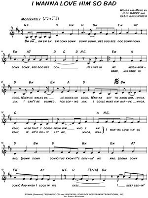 I Wanna Love Him So Bad