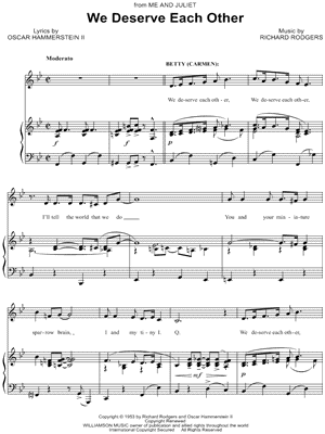 We Deserve Each Other