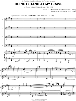 Do Not Stand At My Grave