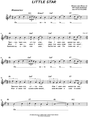 Little Star by The Elegants - Sheet Music