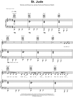 St. Jude by Florence + the Machine - Sheet Music