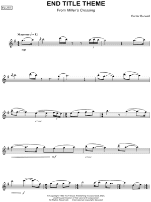 End Title Theme from Miller's Crossing