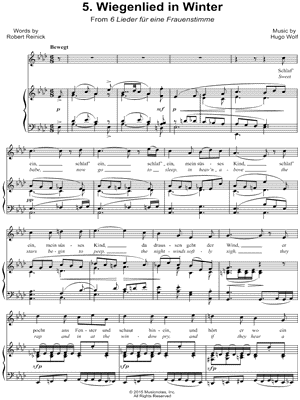 5. Wiegenlied im Winter