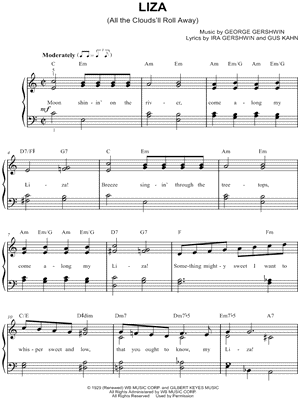 Liza by George Gershwin - Sheet Music