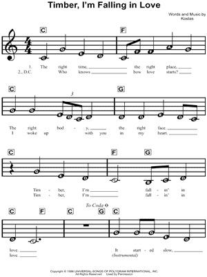 Timber, I'm Falling in Love