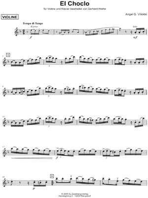 El Choclo - Violin & Piano
