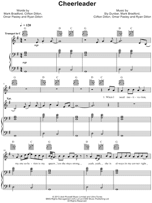 Cheerleader (Felix Jaehn Remix) [with C Trumpet part]