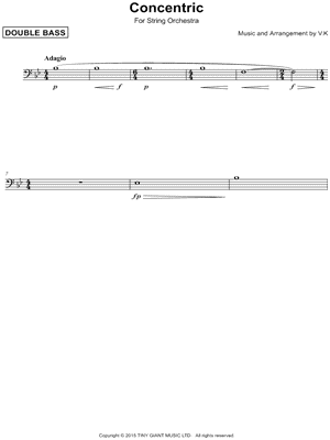 Concentric - Double Bass (String Quintet)