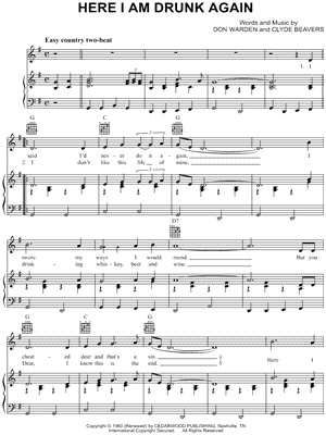 Here I Am Drunk Again