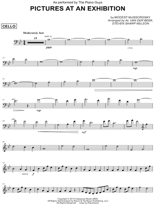 Pictures at an Exhibition - Cello