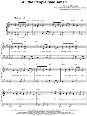 All the People Said Amen