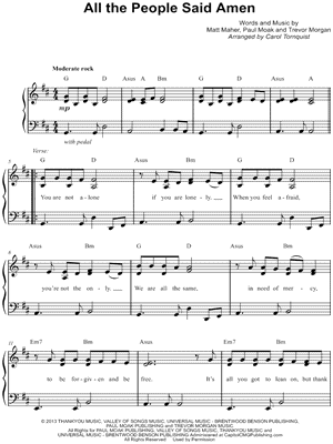 All the People Said Amen